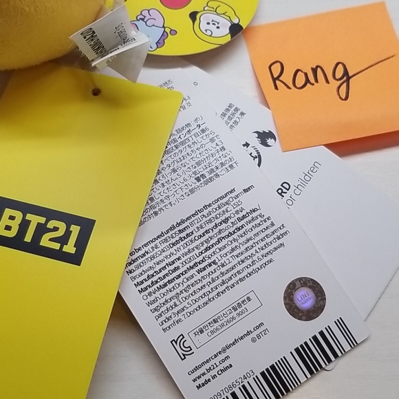 BT21 Chimmy doll keyring - Picture 2 of 2
